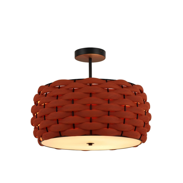 Paano Pinapaganda ng Handwoven Flush Mount Ceiling Light ang Iyong Tahanan?