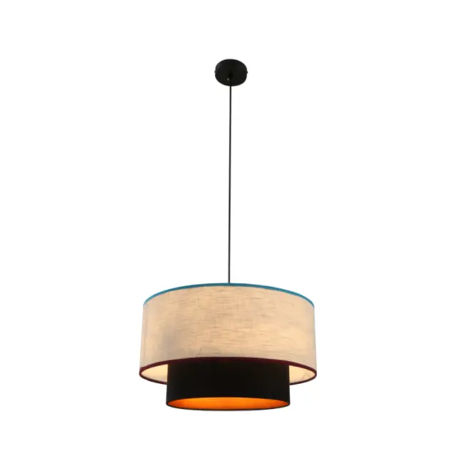 3-light drum chandelier