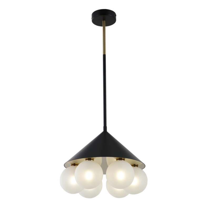 6-lights minimalist geometric pendant lamp