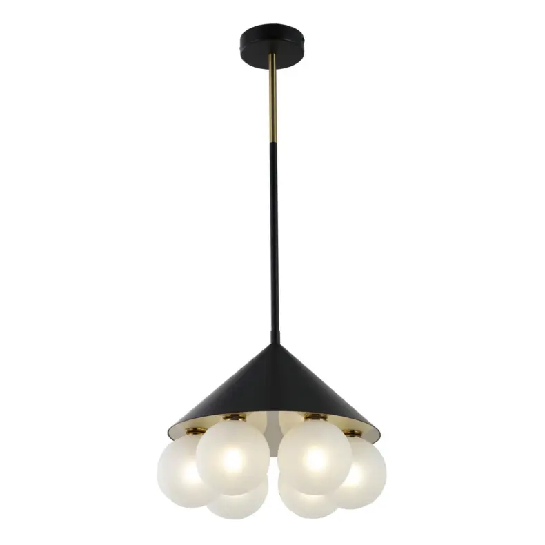 6-lights minimalist geometric pendant lamp