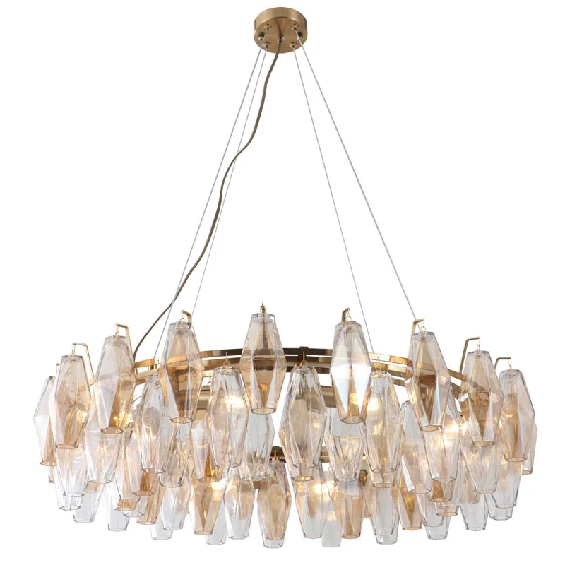 Contemporary Villa Glass Chandelier