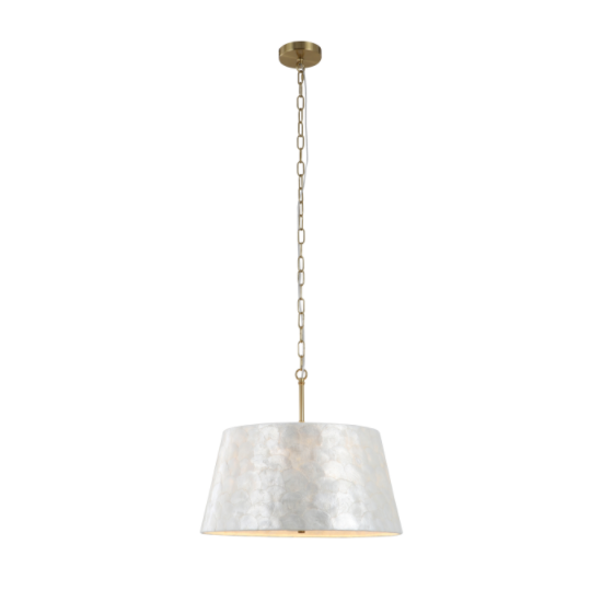 Handcrafted Seashell Shade 5-lights Pendant Lamp