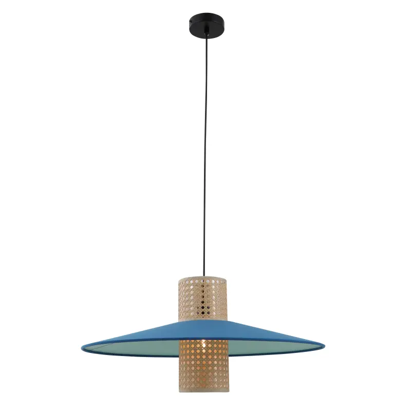Ang hugis-hat na pinagtagpi ng pendant light