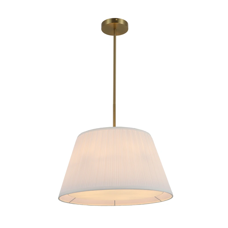 Pleated Fabric Pendant Light 3 Kulay