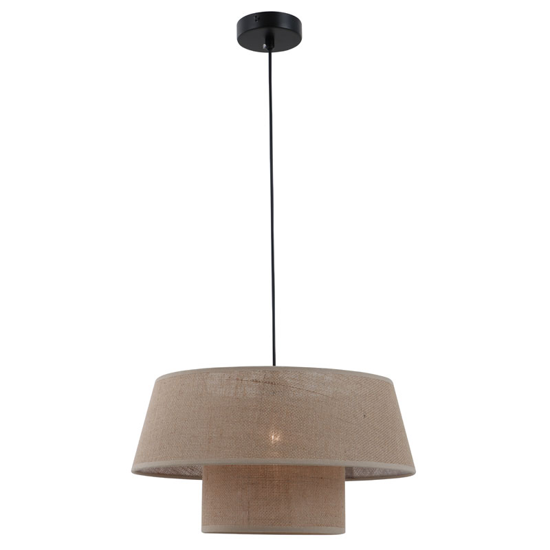 Two-Tiers Hemp Kitchen Pendant Lamp