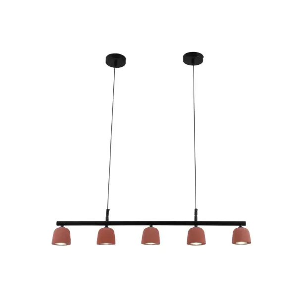 Vulcan Red Minimalist Cement Pendant